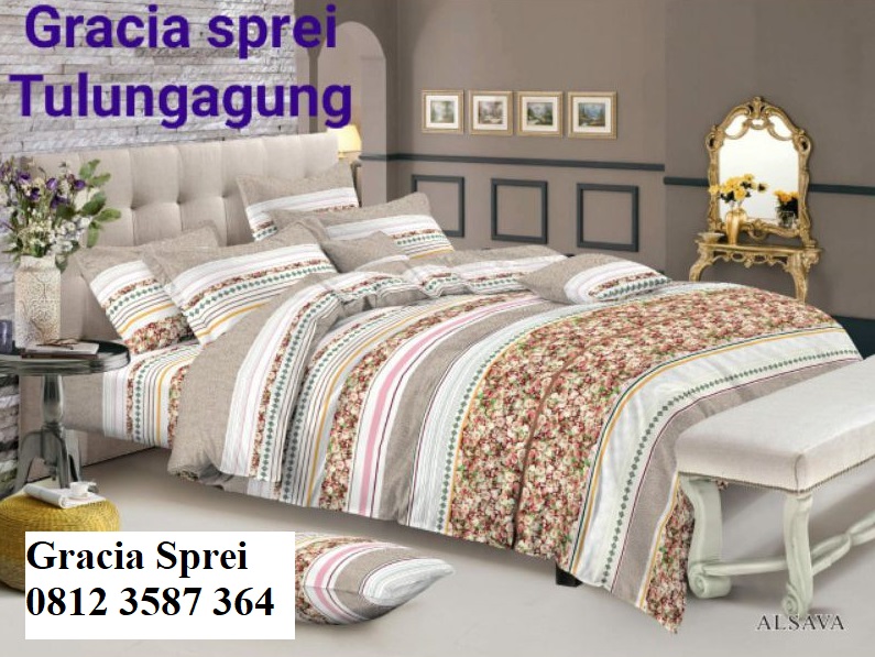<p>Sprei Disperse Bunga Alsava sprei dengan corak 